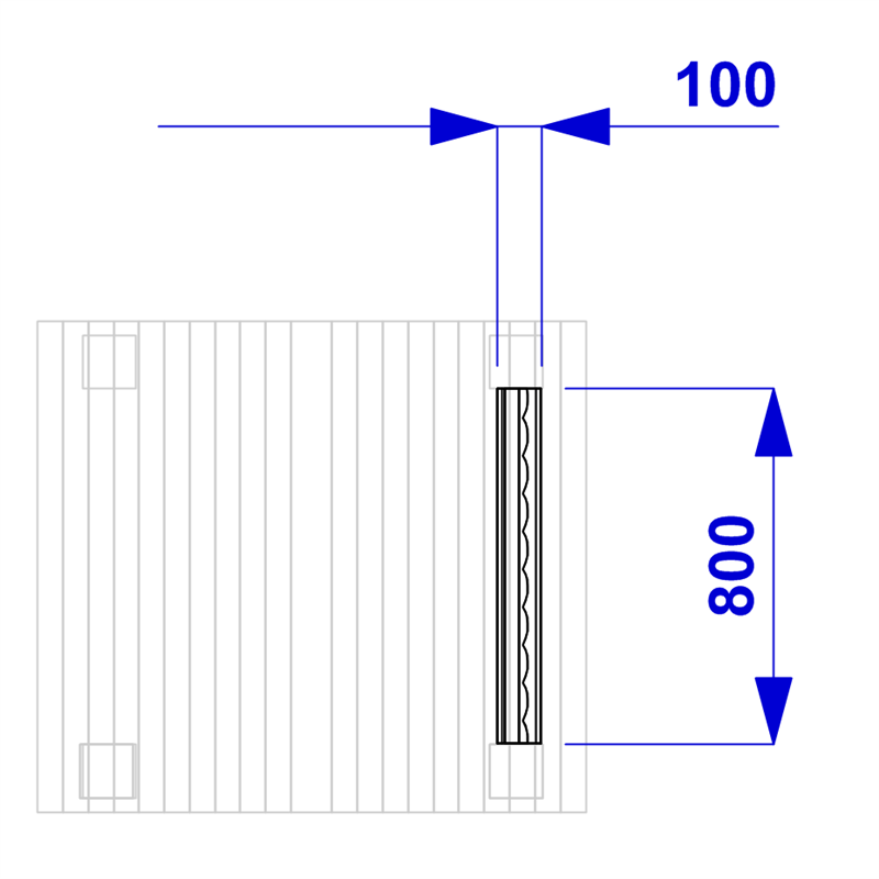 Technical render of a Tower Balustrade